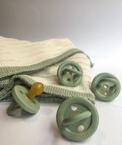 Sage Green Natural Rubber Dummy - Large