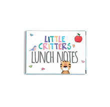 Little Critters Lunch Notes