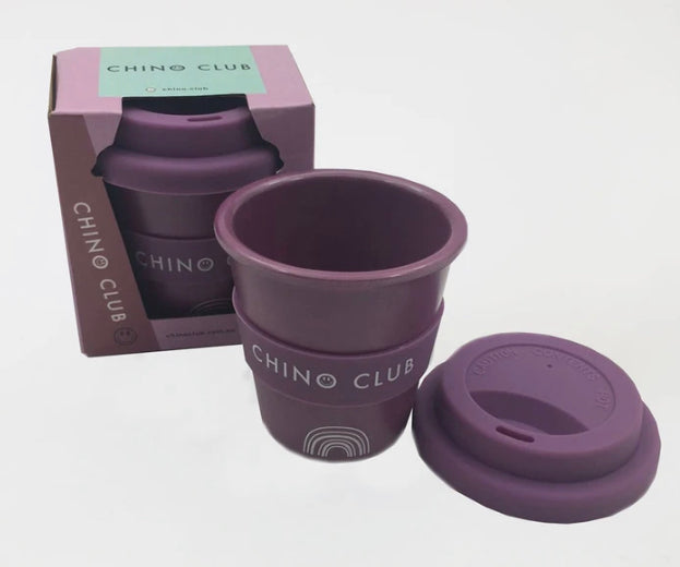 Purple Rainbow Bamboo Chino Cup