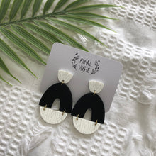 Black & White Dangle Earrings