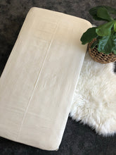 Oatmeal Crinkle Cotton Cot Sheet