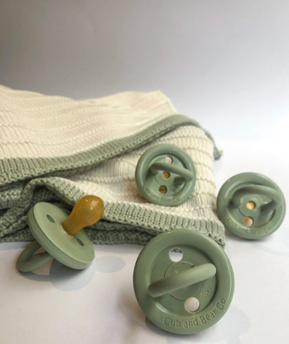 Sage Green Natural Rubber Dummy - Small