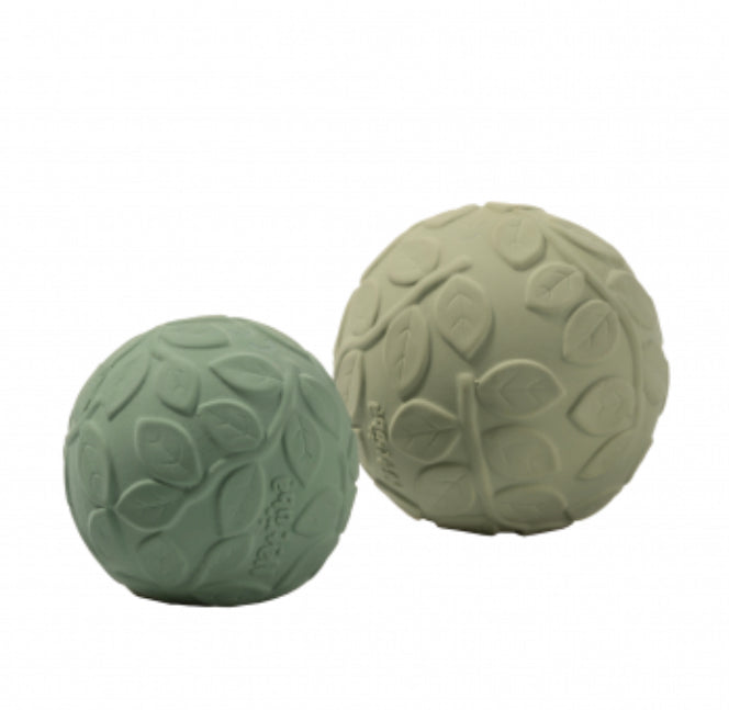 Natruba Leaf Sensory Ball Set - Green